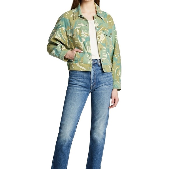 Mother woman’s fly way denim  camo jacket - Picture 2 of 12